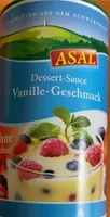 Dessert-Sauce Vanille-Geschmack