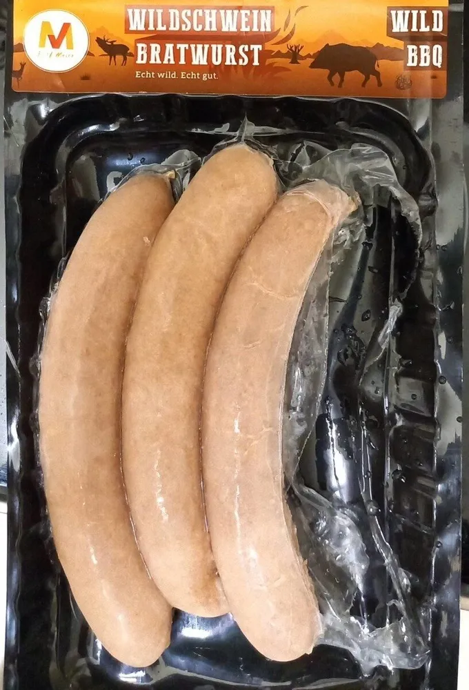 Wildschweinbratwurst