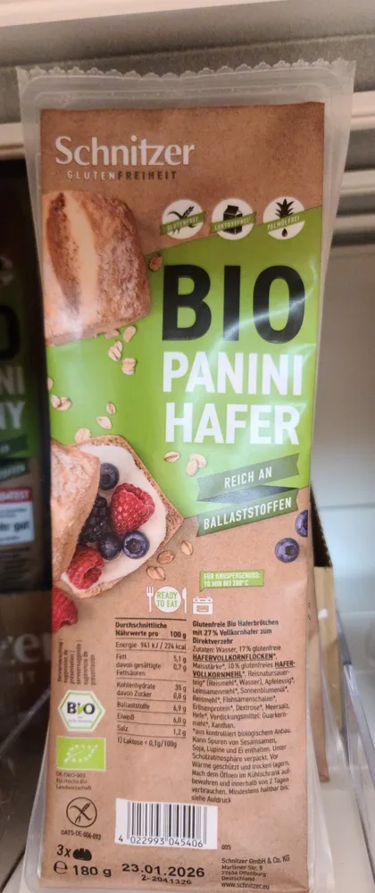 BIO PANINI HAFER