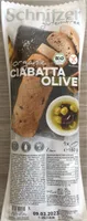 Organic ciabatta olive