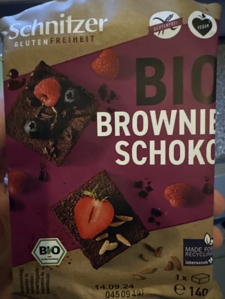 Bio Brownie Schoko