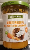 Möhrensuppe mit Ingwer und Kokosmilch