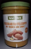 Süßkartoffelsuppe mit Ingwer und Curry