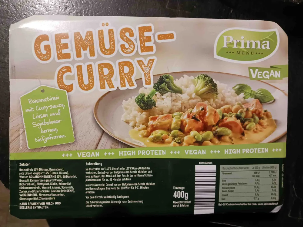 Gemüse-Curry