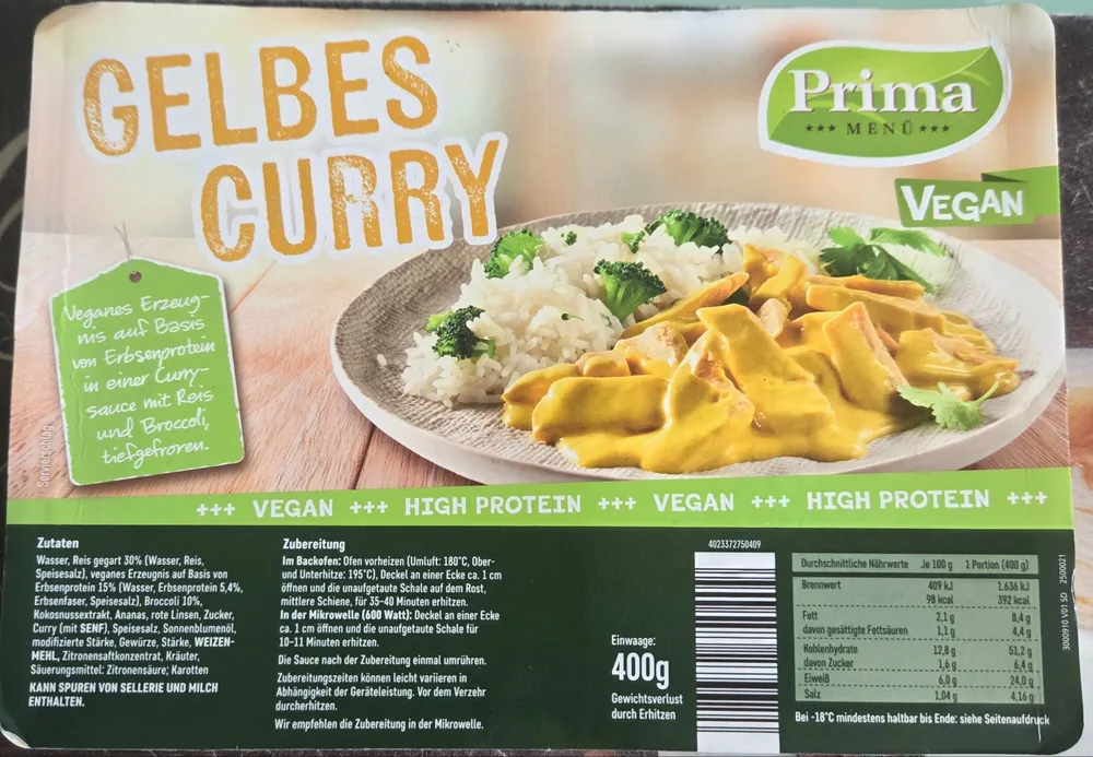 Gelbes Curry