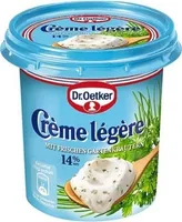 Creme legere mit Kräutern