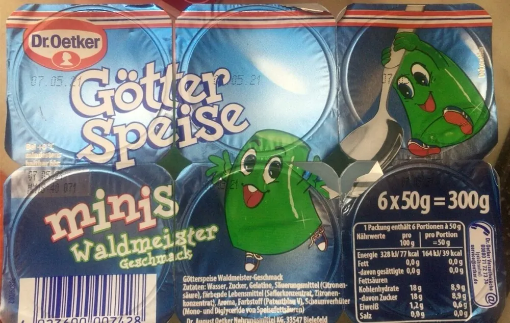 Götterspeise Minis Himbeere