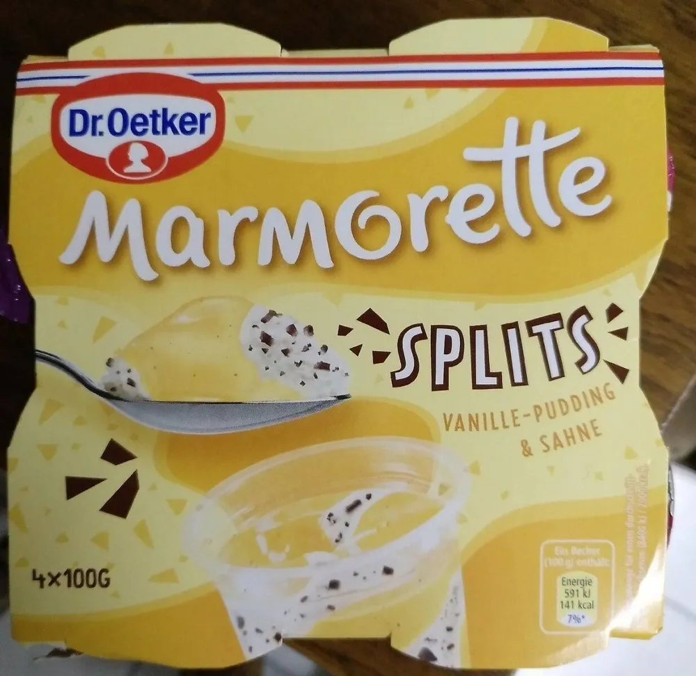 Marmorette Splits Vanille 4er-Pack