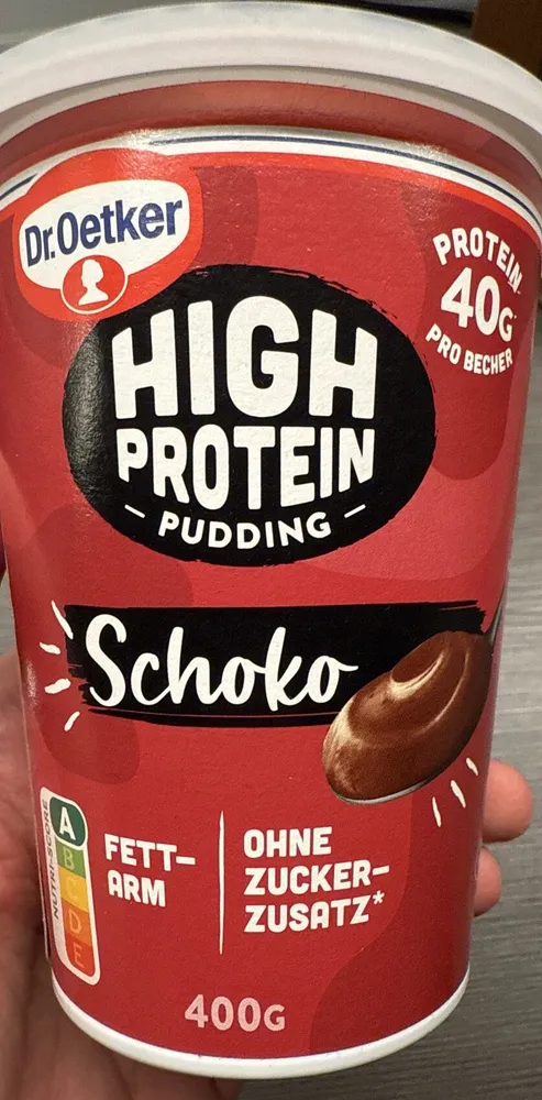 High Protein Pudding Schoko