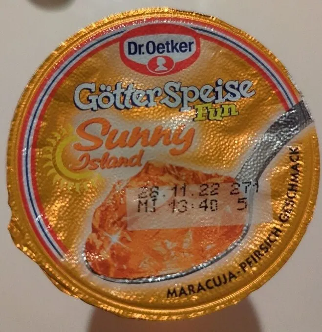 GötterSpeise Fun Sunny Island MARACUJA-PFIRSICH GESCHMACK