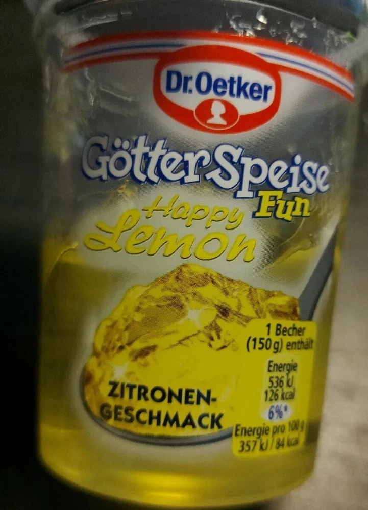 Götterspeise Fun Happy Lemon
