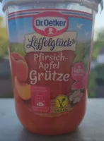 Pfirsich-Apfelgrütze
