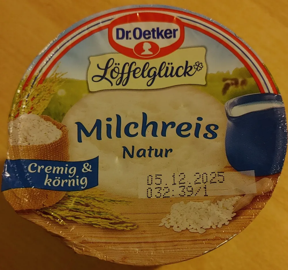 Milchreis Natur