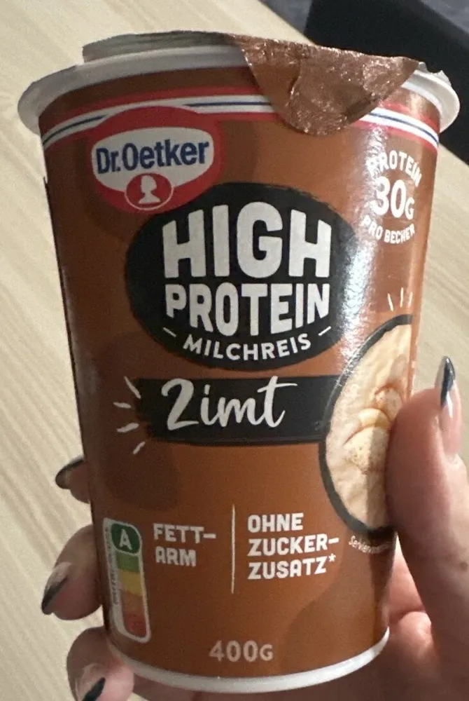 High Protein Milchreis Zimt