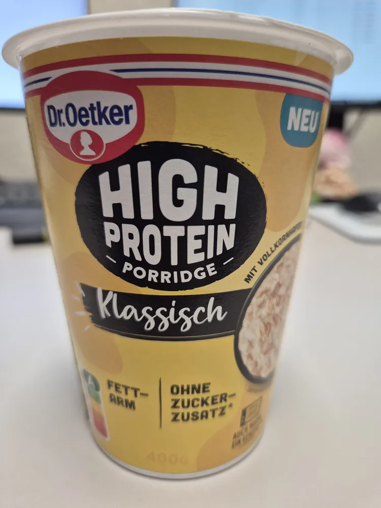 High Protein Porridge Klassisch