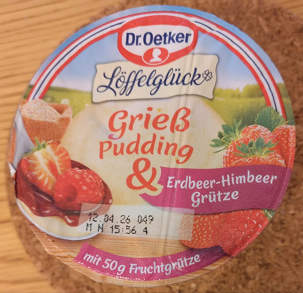 Grieß Pudding & Erdbeer-Himbeer Grütze