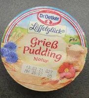Löffelglück Grießpudding natur
