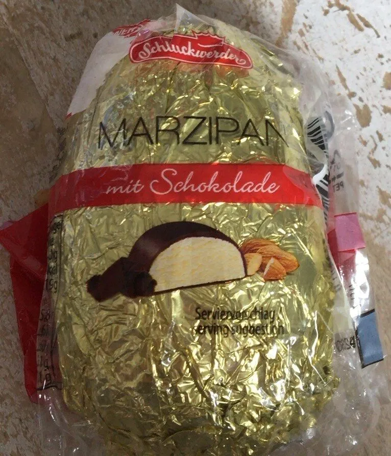 Marzipan mit Schokolade