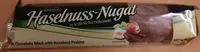Haselnuss-Nougat in Vollmilchschokolade