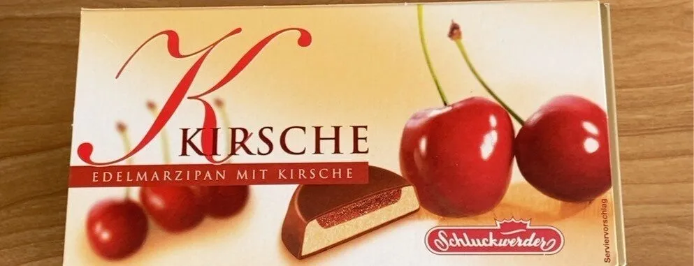 Kirsche edelmarzipan met kirche