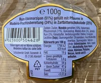 Rum-Edelmarzipan Pflaume