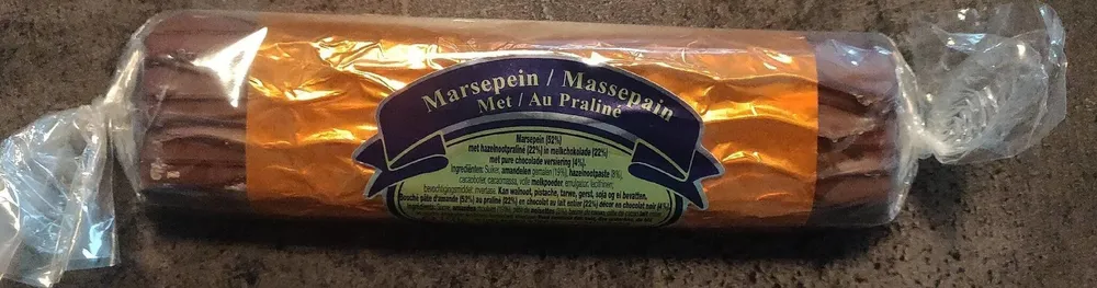 Marsepein met praliné
