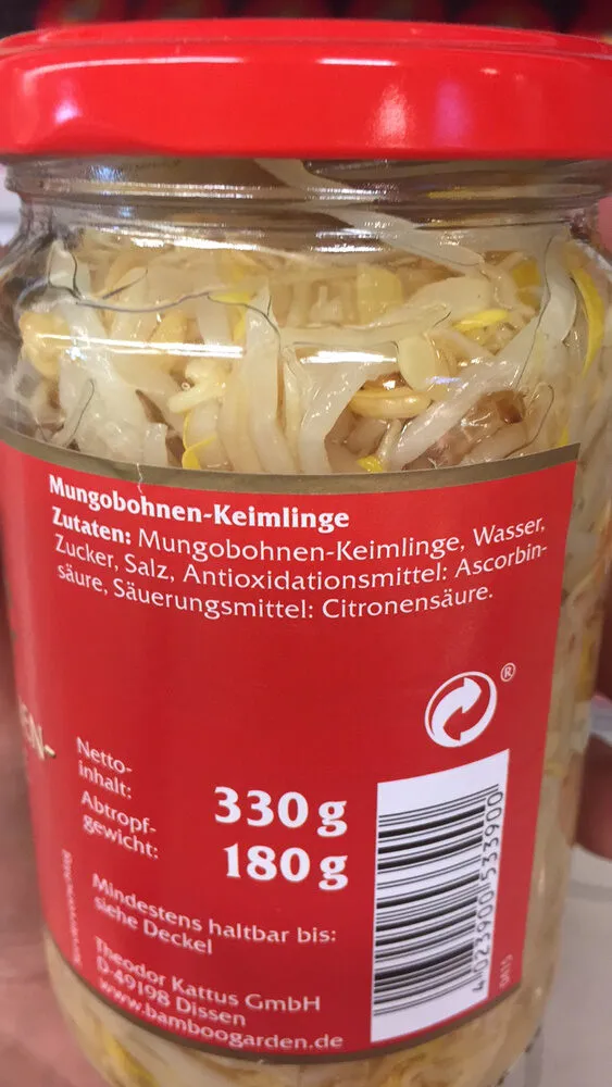 Mungobohnenkeimlinge