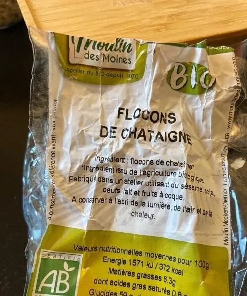 Flocons de châtaignes