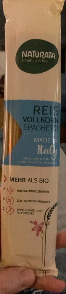 Reis Vollkorn Spaghetti