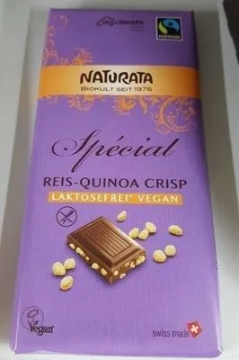 Chocolat Spécial Riz & Quinoa Soufflés Bio - - Naturata