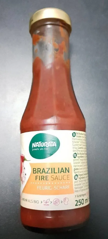 Bio Brazillian-Fire sauce barbecue et condiment