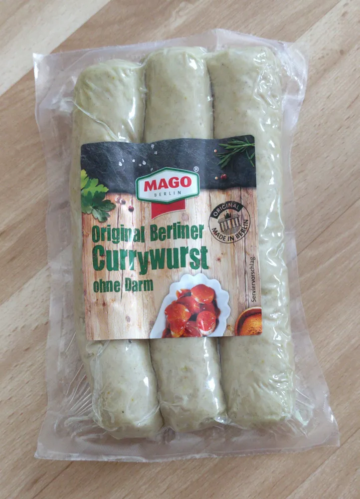 Original Berliner Currywurst ohne Darm