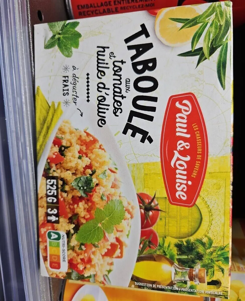 Taboulé aux tomates et aux olives
