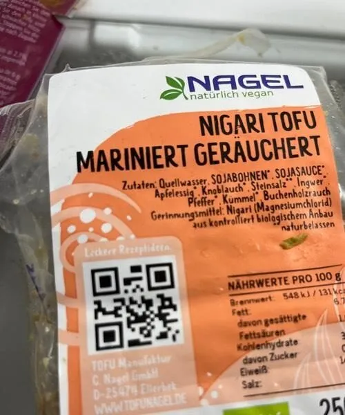 Nigari Tofu geräuchert