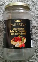 Bruschetta frische Tomaten und Knoblauch