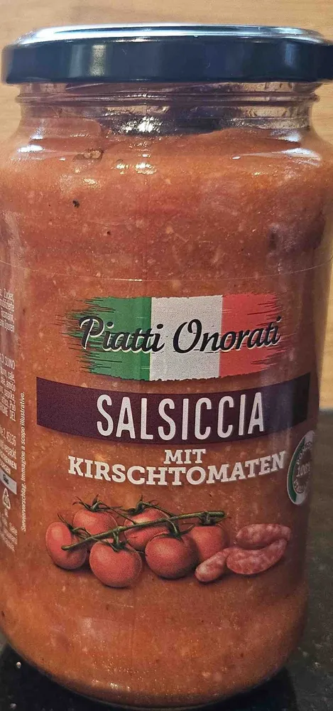 Pastasauce Salsiccia mit Kirschtomaten