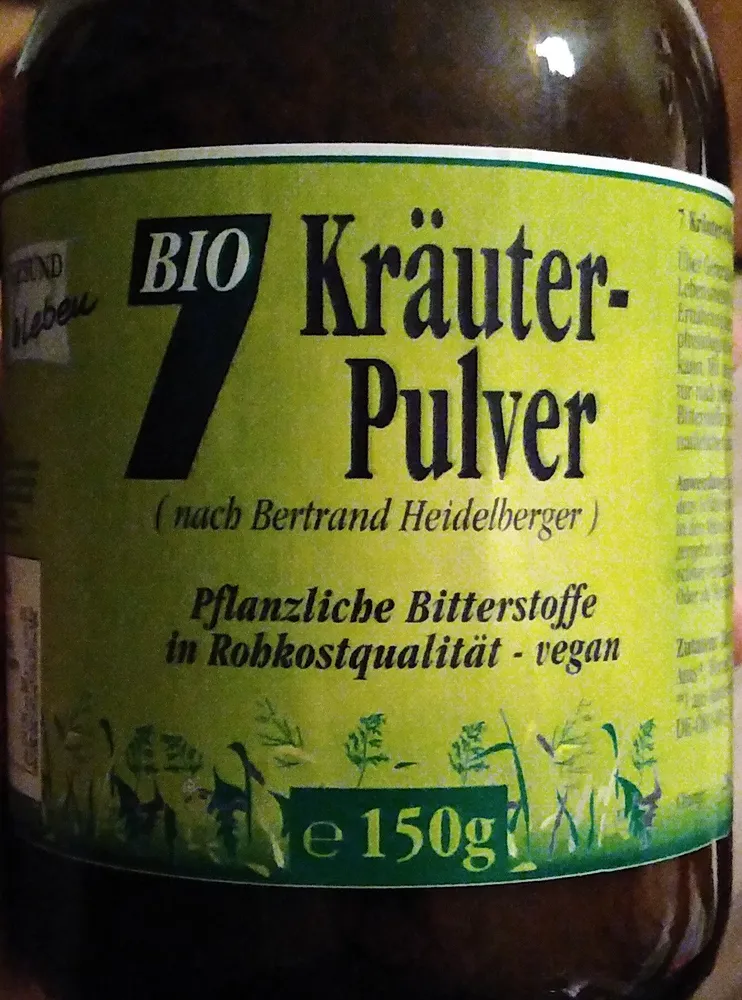 BIO 7 Kräuter-Pulver (nach Bertrand Heidelberger)