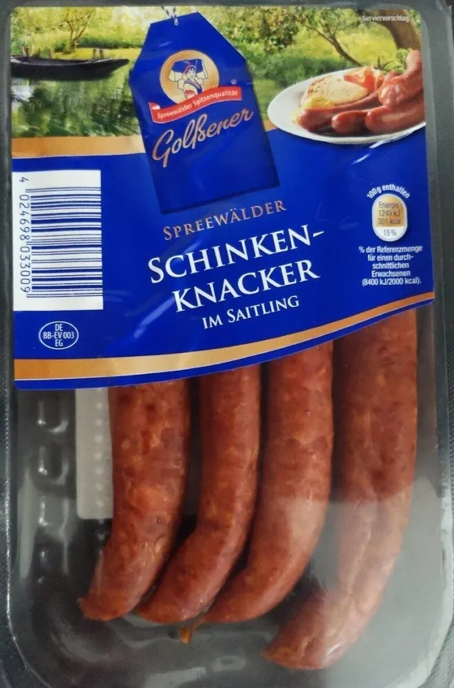 Golßener Schinkenknacker im Saitling
