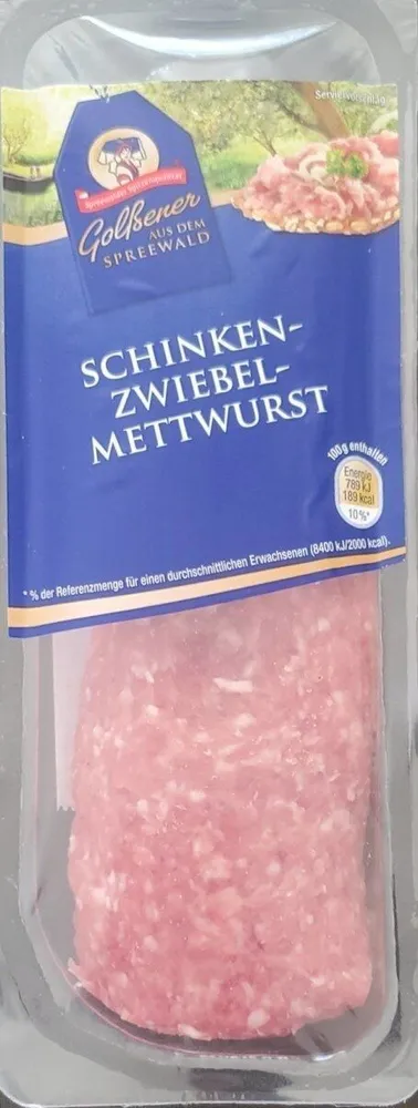 Schinken-Zwiebelmettwurst