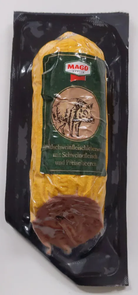 Wildschweinfleischleberwurst