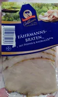 Fährmannsbraten Schweinebraten mit Pfeffer und Knoblauch
