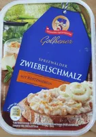 EDEKA Golßener Spreewälder Zwiebelschmalz mit Röstzwiebeln 200g 1.89€ 1kg 9.45€
