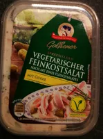 Vegetarischer Feinkostsalat nach Art eines Fleischsalates