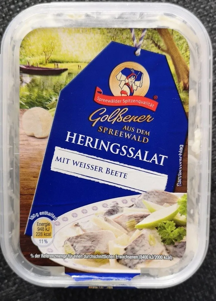 Heringssalat mit Weisser Beete