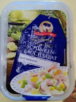 Schinken-Lauchsalat mit Ananas