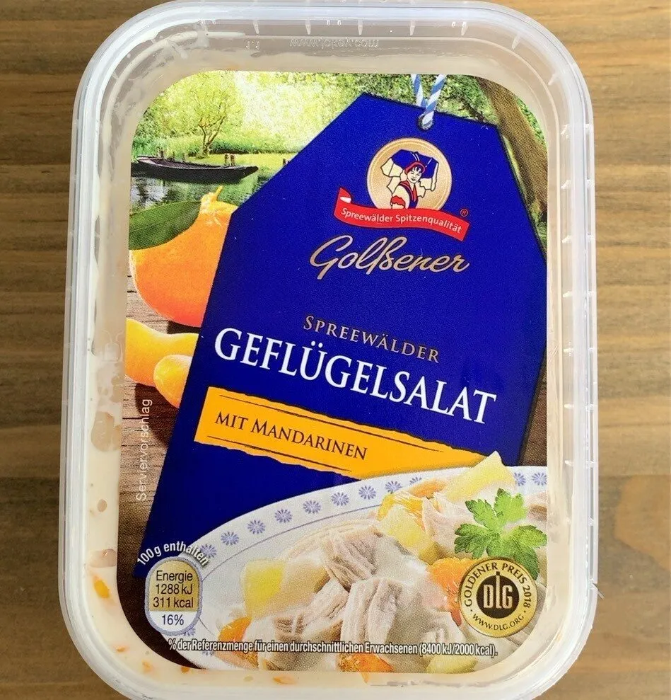 Geflügelsalat mit Mandarinen