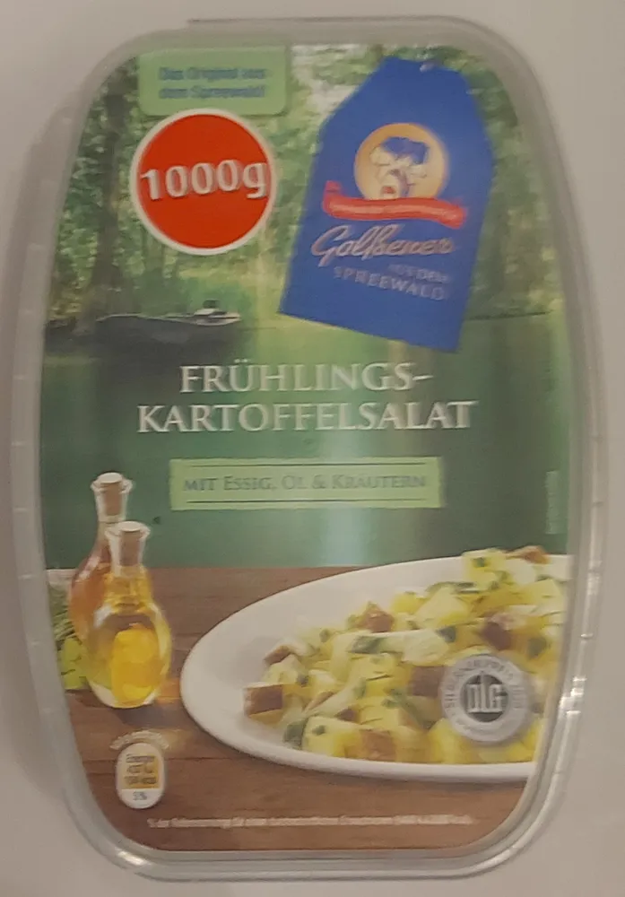 Spreewälder Kartoffelsalat mit Essig, Öl & Kräutern