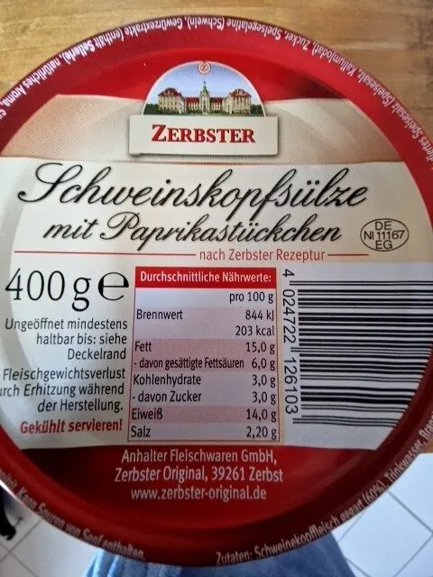 Schweinskopfsülze