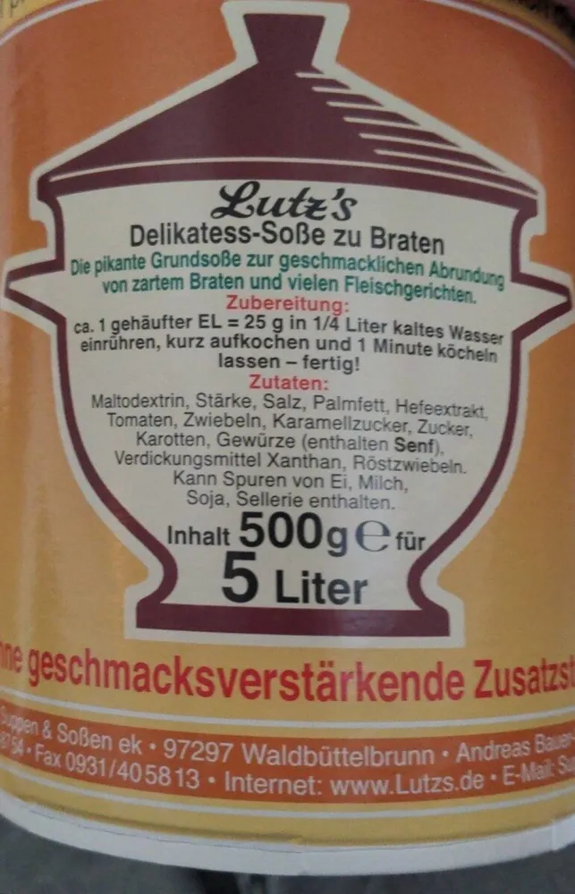 Delikatess Soße zu Braten
