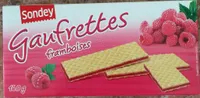 Gaufrettes framboises